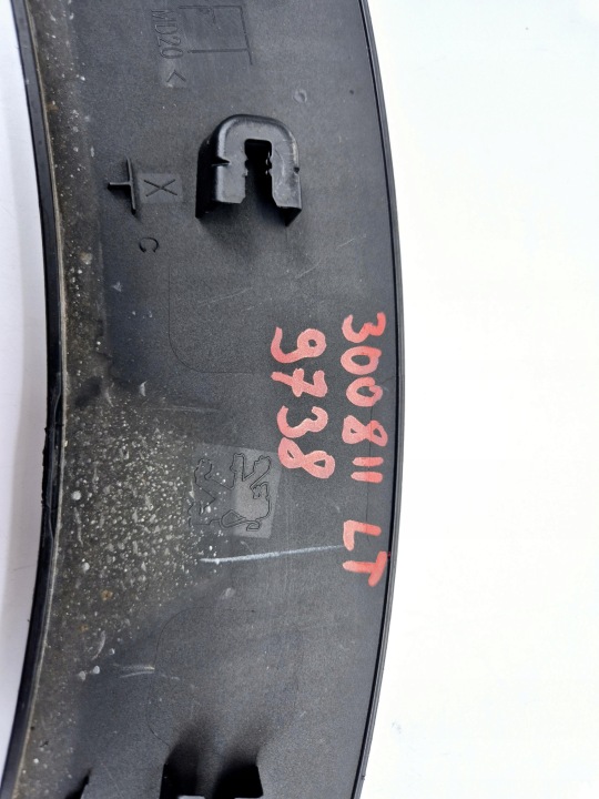 MOULURE GARDE-BOUE GAUCHE ARRIÈRE PEUGEOT 3008 II 2016- 9836591277