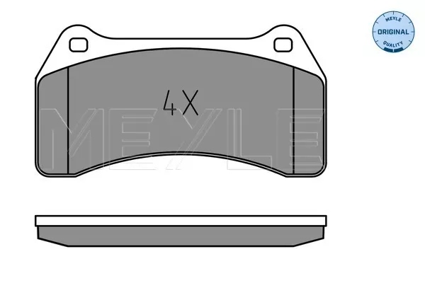 MEYLE ZAPATAS DE FRENADO JAGUAR PARTE DELANTERA S-TYPE 4,2 03-09 