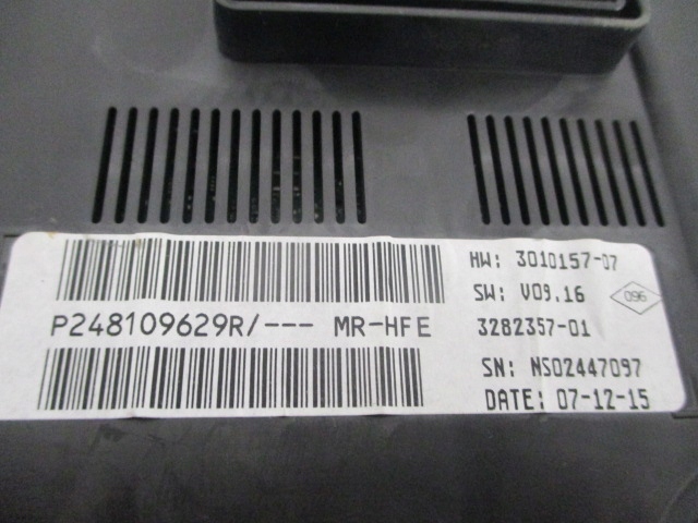 RENAULT KADJAR COMPTEUR TABLEAU DE BORD 248109629R