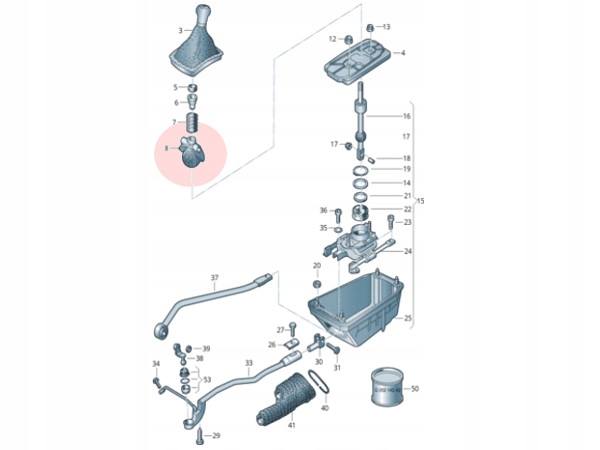 SET REPAIR SELECTOR GEAR VW PASSAT B5 FACELIFT photo 4 - milautoparts-fr.ukrlive.com