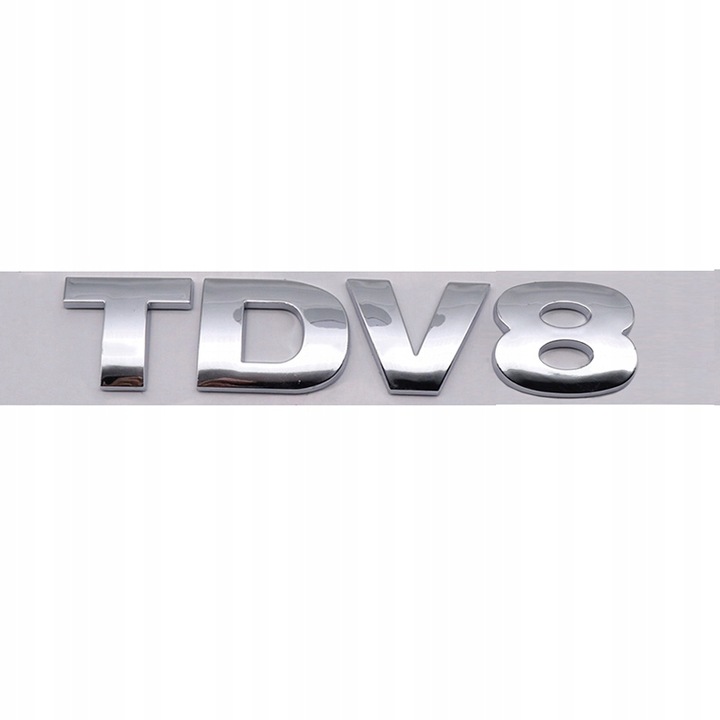 PEGADURA EMBLEMA INSIGNIA LAND ROVER TDV8 15.1*3.1CM 