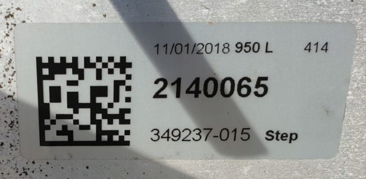 RÉSERVOIR CARBURANTS COMPLET 950 GAUCHE DAF XF 2140065 AVEC STOPNIAMI