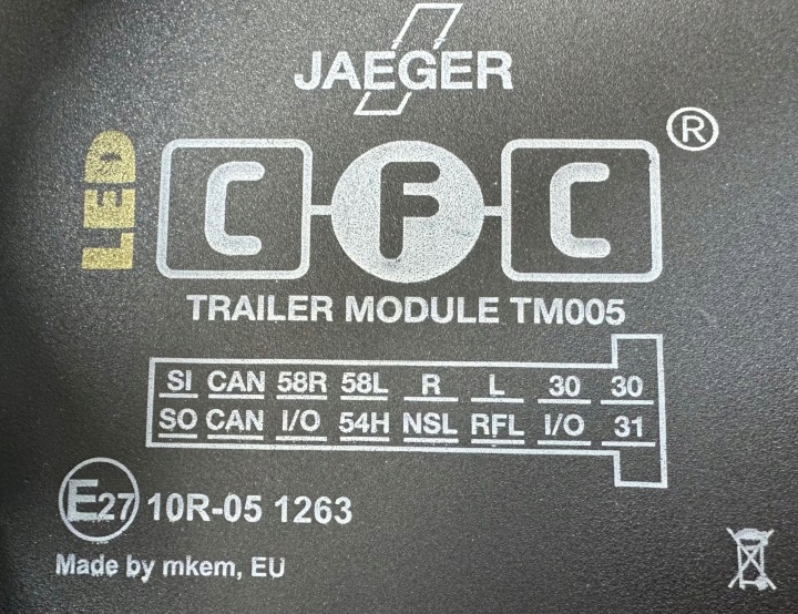 OPEL GRANDLAND X MODULE CROCHET D'ATTELAGE KIT ÉLECTRIQUE 10R051263
