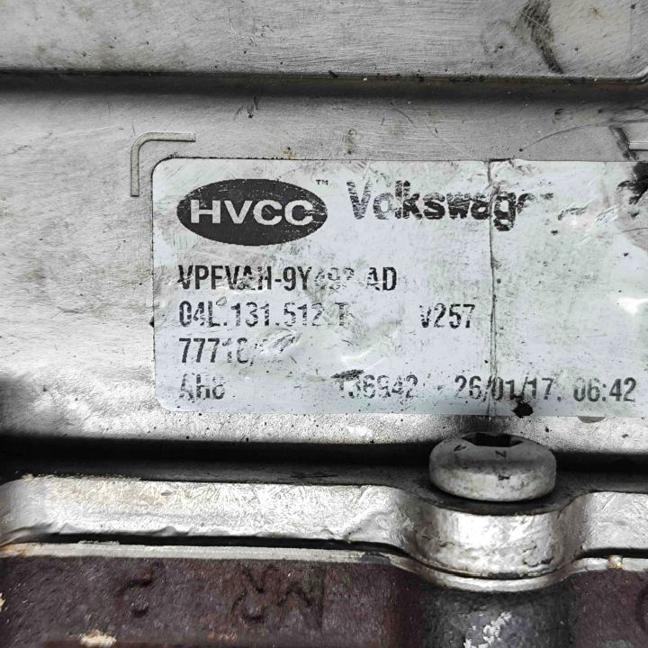 VANNE EGR VW CRAFTER FLATBED SZ 04L131512T 28287656 2.0L 130KW 2019