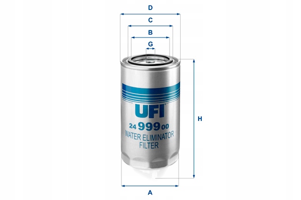 UFI FILTRO COMBUSTIBLES IVECO EUROCARGO I-III EUROSTAR EUROTECH MP EUROTECH 