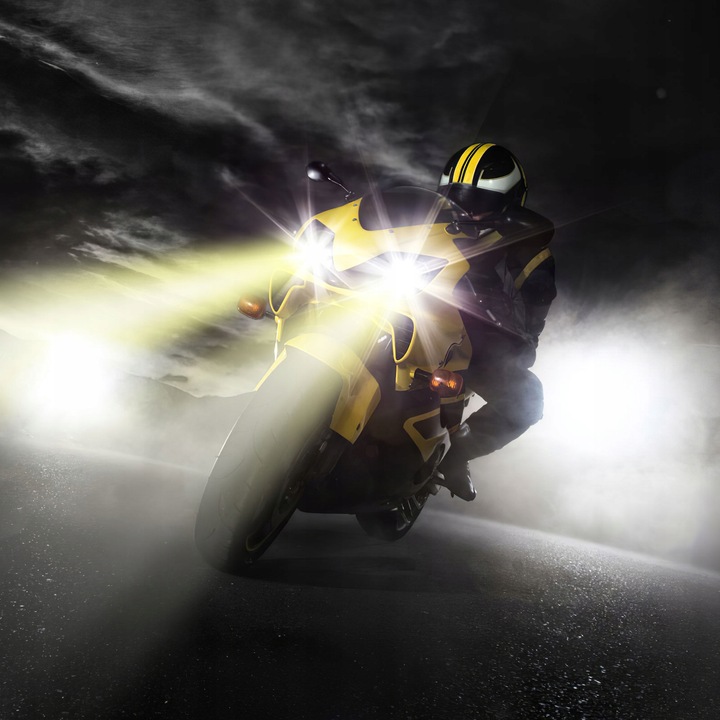 LUCON PRZECIWMGLOWE PARA MOTOCYKLA CON DIODOS DIODO LUMINOSO LED 