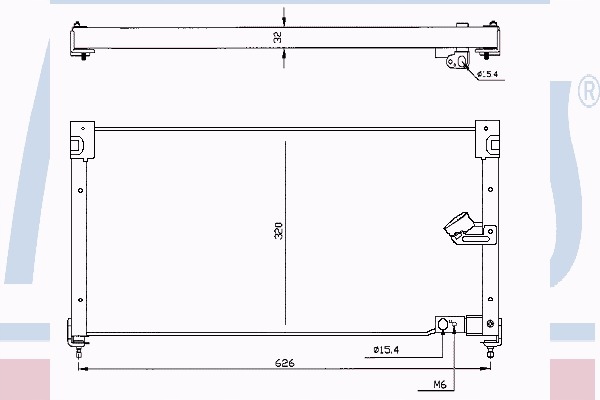 CONDENSER NISSENS 94362 