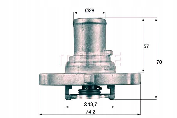 TEMPERATURE REGULATOR MAHLE 46523118 46737644 TH678287J 678287 photo 2 - milautoparts-fr.ukrlive.com