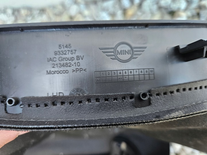 MINI F60 COUNTRYMAN PROTECTION CHÂSSIS COLONNES DIRECTION SUPPORTS 9344853