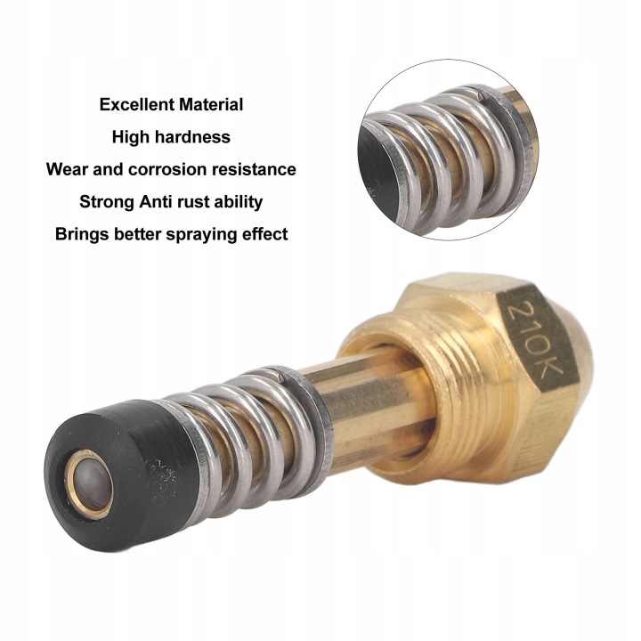 KIT BUSE NAGRZEWNIC AIR MÉTALLIQUE CAOUTCHOUC SP KFA1011 SUBSTITUT POUR 210 220K GLO
