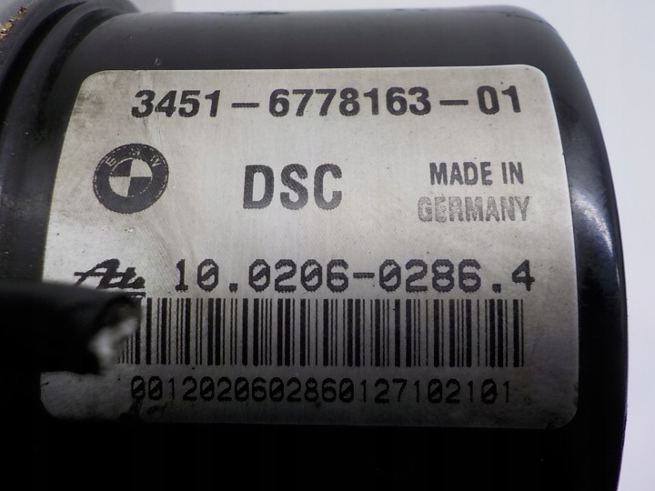 BMW 3 E90 POMPE ABS 6778163 10.0206-0286.4 6778164 10.0960-0834.3