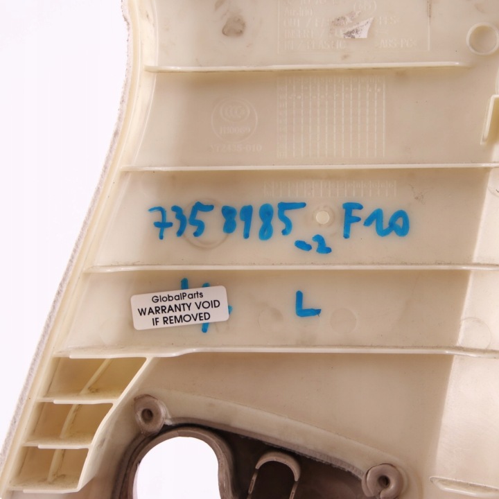 BMW F10 F11 PROTECTION MONTANTS B COLONNES LEWO REVÊTEMENT INTÉRIEURE OYSTER 7358983