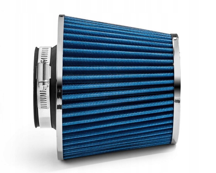 FILTRO DRENADOR CONO TIPO DEPORTIVO PARA 240KM ABREVIATURA 77-60MM AZUL BM SPORT 