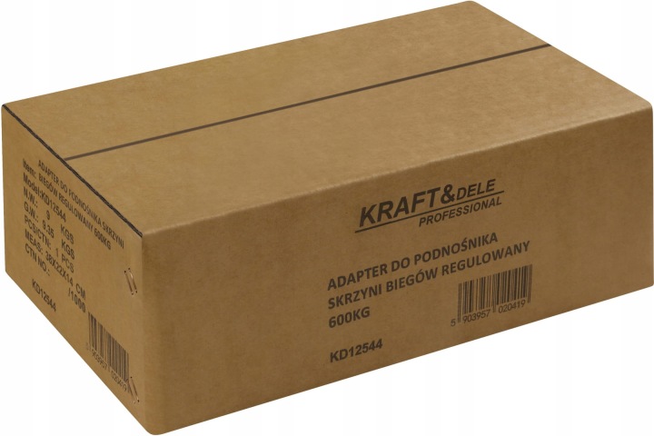 ADAPTATEUR VERS BOÎTE DE VITESSES 600KG 630MM SOLIDE