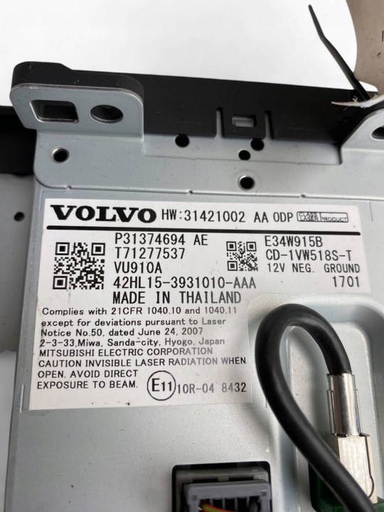 VOLVO XC90 CHANGEUR CD/DVD 31374694