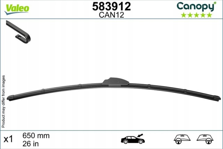 VALEO 583912 POIGNÉE ESSUIE-GLACES
