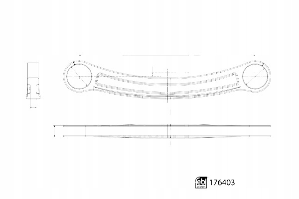 FEBI BILSTEIN Wahacz/Drążek reakcyjny FE176403