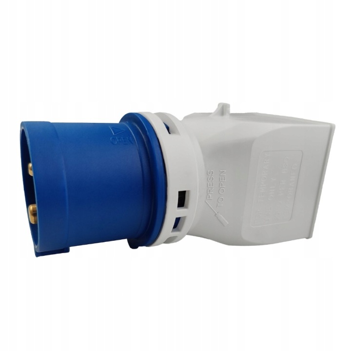 ADAPTATEUR DE CAMPING PUCE CEE 16A SUR PRISE BRYTYJSKIE 15A 250V IP20
