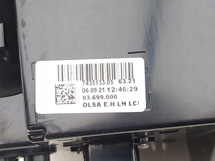 MINI ONE COOPER F56 F55 2023 GAUCHE CÔTÉ PHARE ARRIÈRE