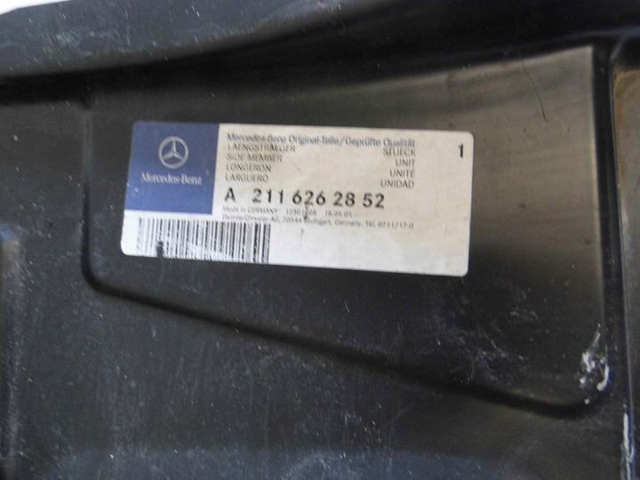 MERCEDES CLS 219 SIDE MEMBER RIGHT UPPER FRONT 