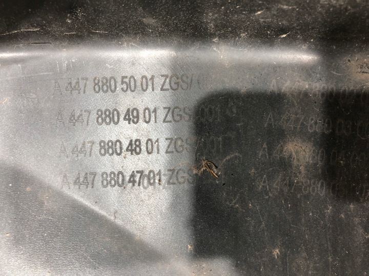 MERCEDES VITO 447 14-19 PARE-CHOCS AVANT ORIGINE A4478805001