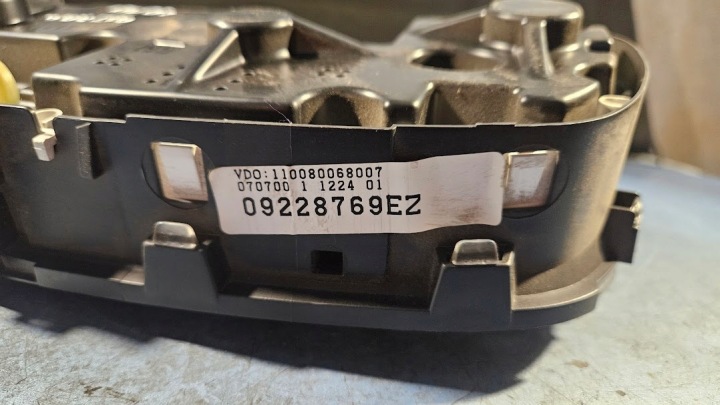 COMPTEUR MONITEUR COMPTEUR OPEL ASTRA G II 2.0 16V 09228769EZ 110080068007