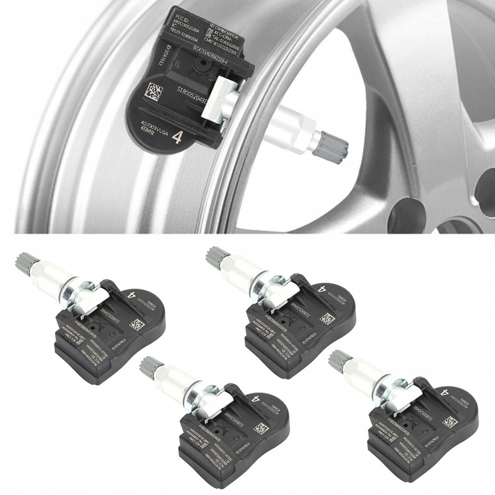 4 PIEZAS SENSORES DE PRESIÓN TPMS NISSAN ROGUE 14-16 