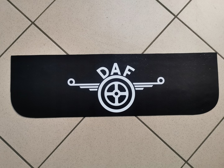 GUARDABARROS FARTUCH PROTECCIÓN LOGOTIPO DAF CZARNO-BIALY 