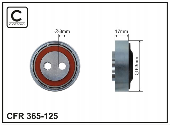 CAFFARO GALET TENDEUR GALET 2.5TDI SIL.AFB,AKN,AKE,AYM