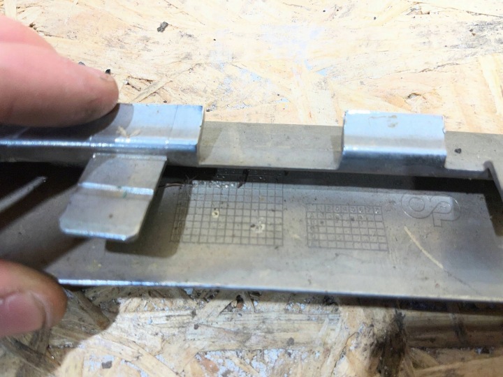RENAULT SCENIC III 3 LIFT 12-13 MOULURE CHROME PARE-CHOCS AVANT AVANT