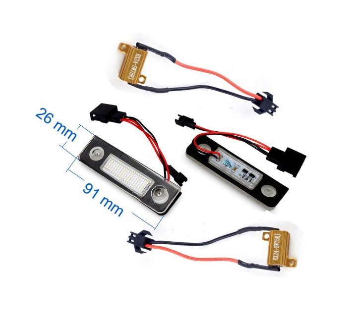 AMPOULES LED ÉCLAIRAGES CADRE DE PLAQUE D'IMMATRICULATION