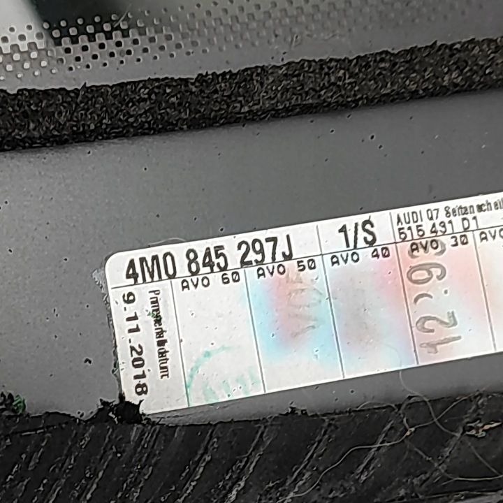 VITRE GAUCHE ARRIÈRE AUDI Q7 (4M) 4M0845297J 33092706 3.0L 210KW 2019