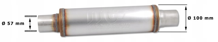 SPORTIF ÉCHAPPEMENT MAGNAFLOW ROUND SERIES 63,5 MM