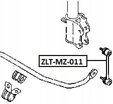 JUNGTIS STABILIZATORIAUS GAL. MAZDA 323 BJ 98-00 L\/P nuotrauka 5