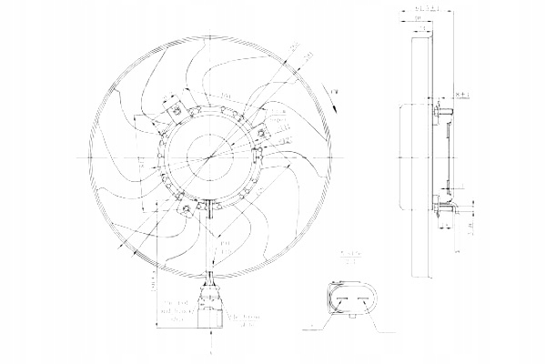 ABAKUS 003-014-0009 VENTILATEUR REFROIDISSEMENT MOTEUR