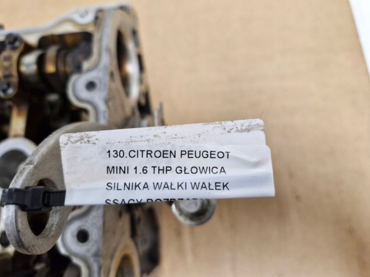 CITROEN PEUGEOT MINI 1.6 THP CULASSE MOTEUR ARBRES ARBRE ADMISSION DISTRIBUTION