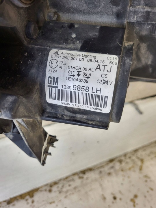 2015 OPEL ZAFIRA C PROJECTEUR 13399858