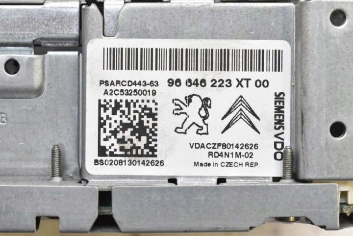 RADIO AUTORADIO CD MP3 96646223XT00 CITROEN C4 GRAND PICASSO I 06-13