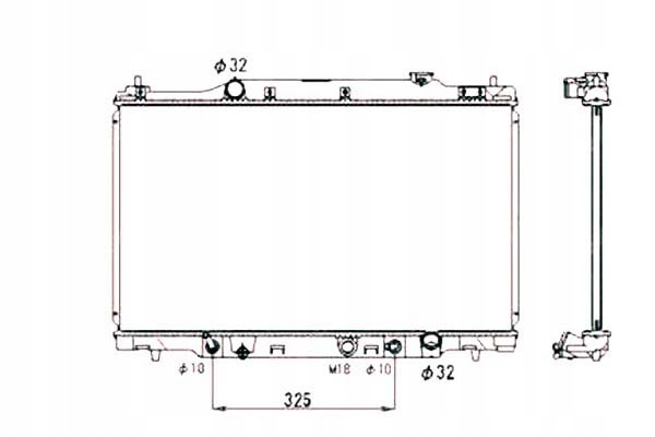 RADIATEUR EAU NRF 53679 RADIATEUR SYSTÈME REFROIDISSEMENT MOTEUR