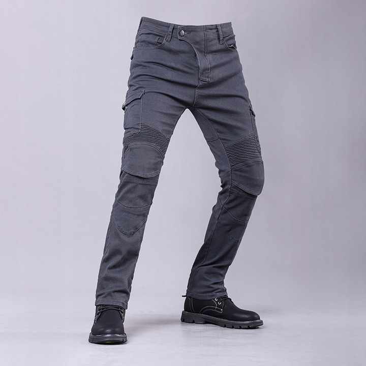 PANTALONES MOTOCICLETA BOJOWKI MESKIE JEANSY KEVLAR S-XXXL 