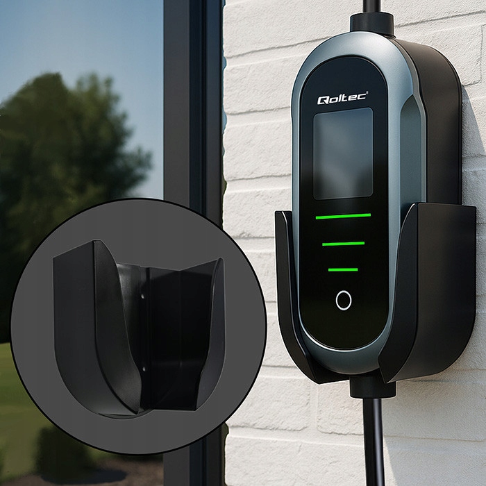 CHARGEUR EV TYPE 2 7KW WIFI TUYA LCD CEE 32A 5M MOBILE WALLBOX 2 EN 1 QOLTEC