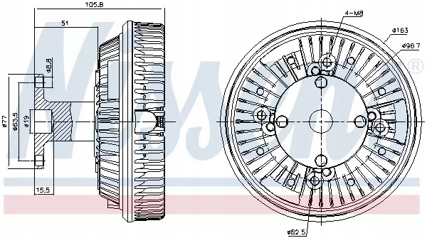 NISSENS 86047 EMBRAYAGE VENTILATEUR REFROIDISSEMENT ASSISTANT CONDUCTEUR V16 PODCZAS KOLIZJI DANS BOÎTE À GANTS OSWIADCZENIE, PORADNIK