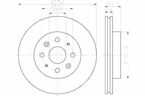 HELLA ASSORTIMENT DISQUE DE FREIN 51712FD300 DSK2440 photo 1 - milautoparts-fr.ukrlive.com