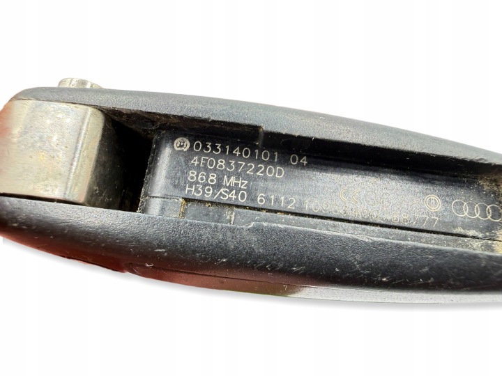 CLÉ CLÉ TÉLÉCOMMANDE AUDI A6 C6 S6 C6 868MHZ 4F0837220D