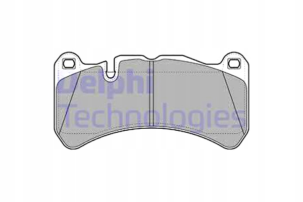 DELPHI ZAPATAS DE FRENADO PARTE DELANTERA MERCEDES CLK A209 CLK C209 SLK R171 