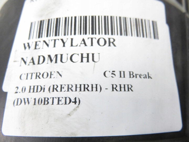 VENTILATEUR CITROEN C5 II 7737080501AF
