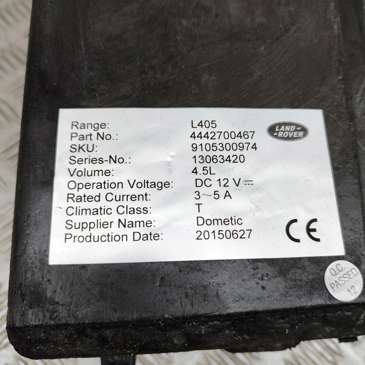 LAND ROVER RANGE ROVER SPORT L494 2016 BOÎTE À GANTS TABLEAU DE BORD INSTRUMENTATION