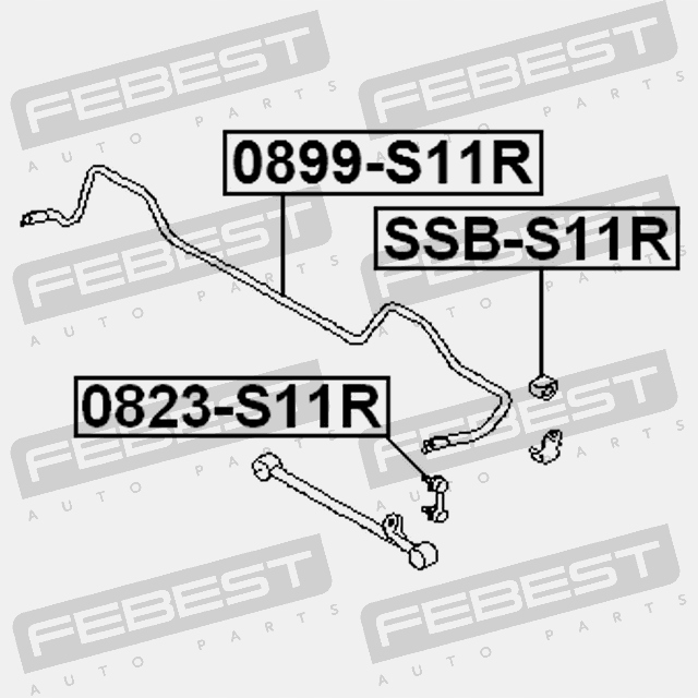 FEBEST SSB-S11R SUSPENSION STABILISATEUR
