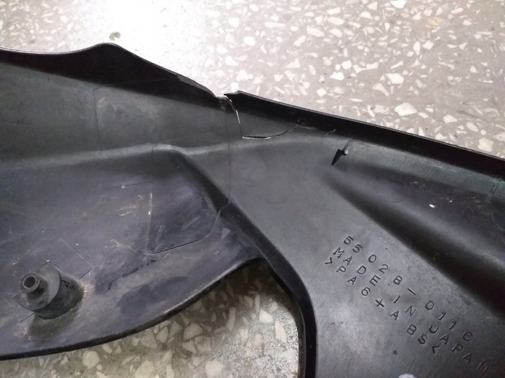 KAWASAKI ER6F 06-08 DÉFLECTEUR D'AIR GAUCHE CÔTÉ 55028-0116