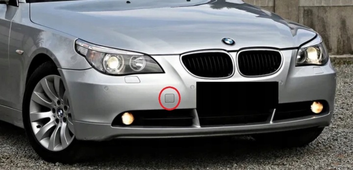 BMW SÉRIE 5 E60 E61 STANDARD 2004-2007 BOUCHON CROCHET AVANT ORIGINAL